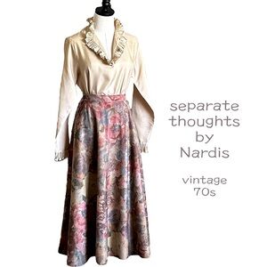 vintage Separate Thoughts by Nardis skirt set S/XS